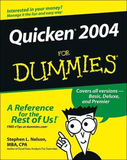 Quicken 2004 for Dummies, Stephen L Nelson (manual/book)
