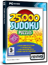 25,000 Sudoku Puzzles box