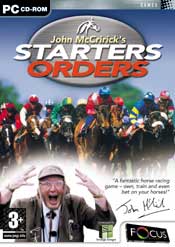 John McCririck's Starters Orders box