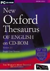 New Oxford Thesaurus of English box