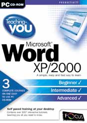 Teaching-you Microsoft Word XP/2000 box