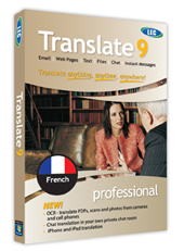 LEC Translate French Pro Edition box