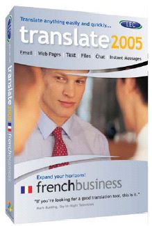 LEC Translate French Business Edition box