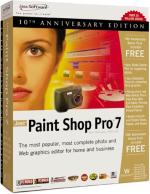 Paint Shop Pro 7 10th Anniversary Edition box
