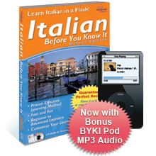 Italian Before You Know It Deluxe 3.6 box