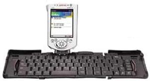 targus portable ipaq keyboard in use