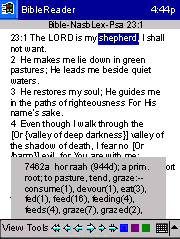 PDA Bible with Strong's Numbers